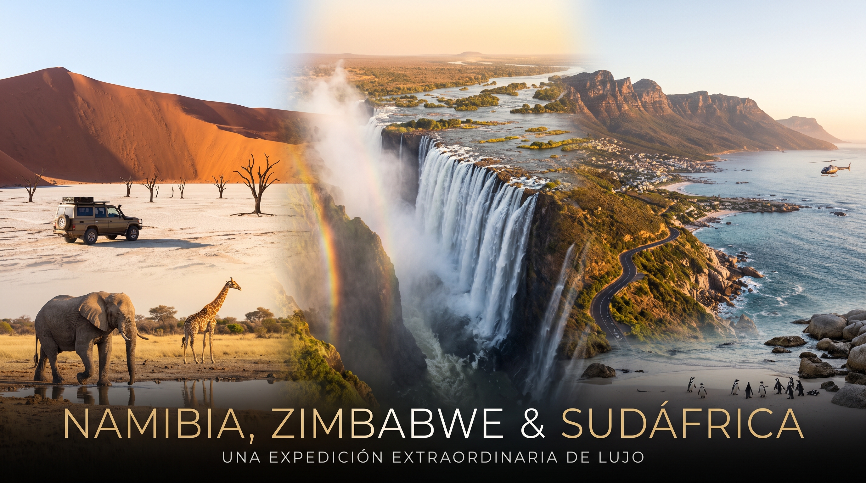 NAMIBIA, ZIMBABWE & SUDÁFRICA